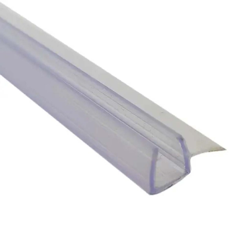 BL-530 PVC GLASS DOOR SEAL WITH FLANGE 8 MM x 2.20 MTR