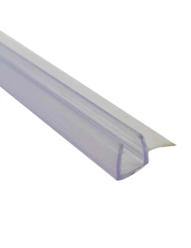 BL-520 PVC GLASS DOOR SEAL WITH FLANGE 8 MM x 2.20 MTR