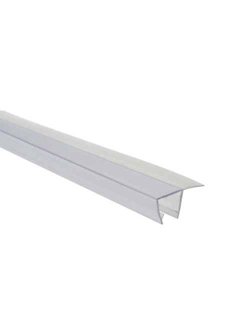BL-610 PVC GLASS DOOR SEAL WITH FLANGE 10 MM x 2.20 MT