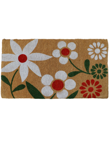 624204 FIBER DOOR MAT NATURAL 95 X 180 CM