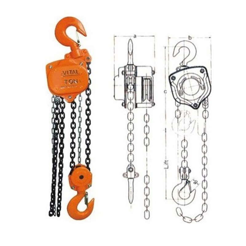 ونش سلسلة فيتال CHN - 10T x 5 MTR