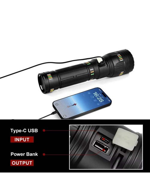 LED FLASHLIGHT TORCH EX. H.D LED