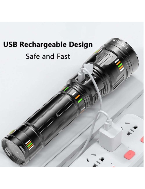 LED FLASHLIGHT TORCH EX. H.D LED