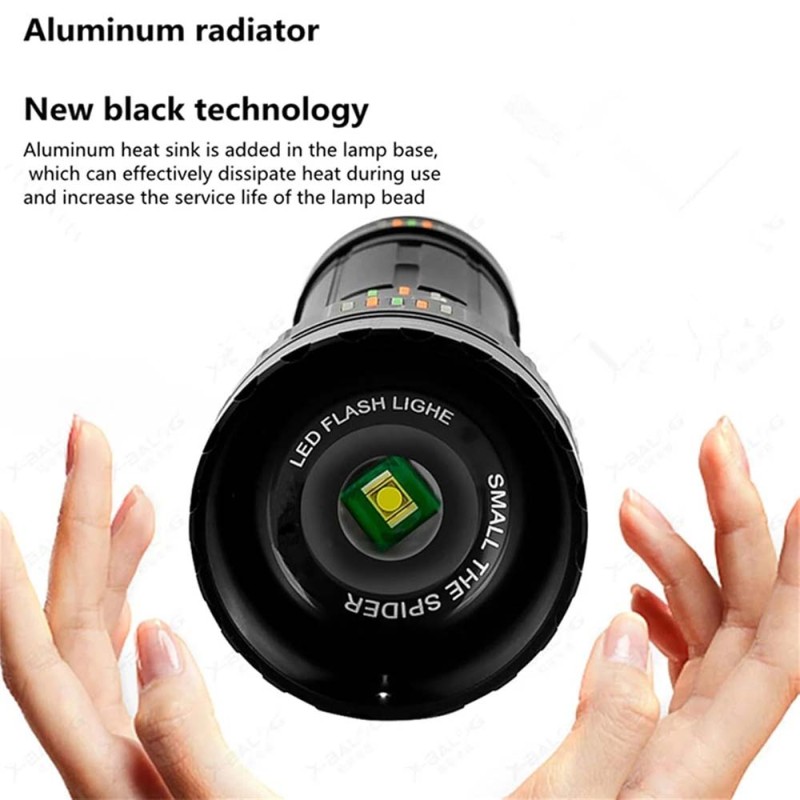 LED FLASHLIGHT TORCH EX. H.D LED