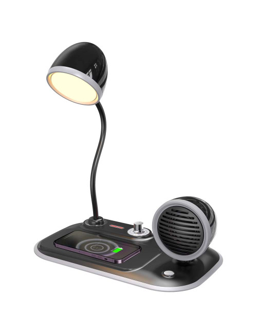 Q1-650 LAMP WIRELESS CHARGER WITH BT SPEAKER