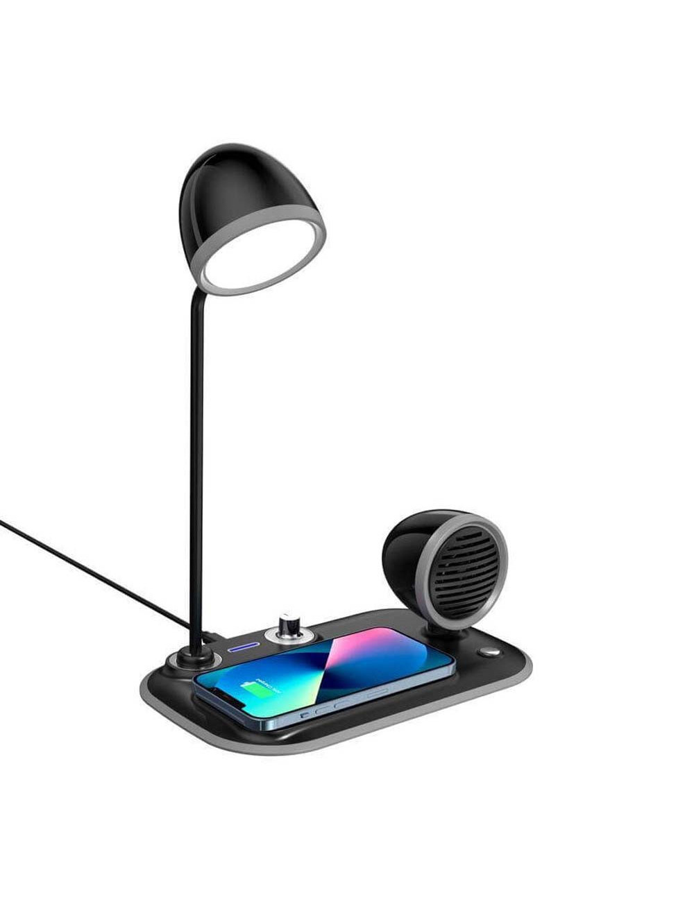Q1-650 LAMP WIRELESS CHARGER WITH BT SPEAKER