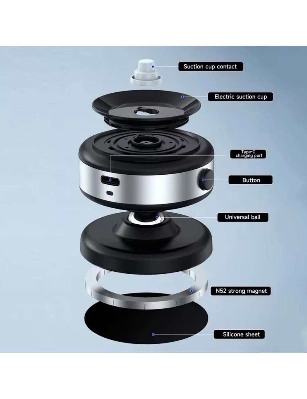 CS16-1 VACUUM SUCTION MOBILE PHONE HOLDER