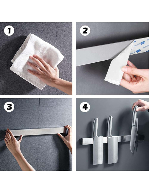 WS-400MM WALL MOUNTED MAGNETIC TOOL HOLDER 16"