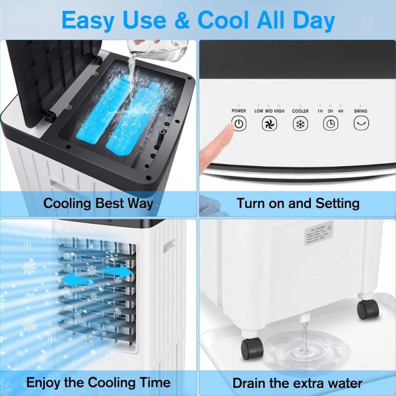 HC-65W AIR COOLER WITH REMORE CONTROL 10L 65W