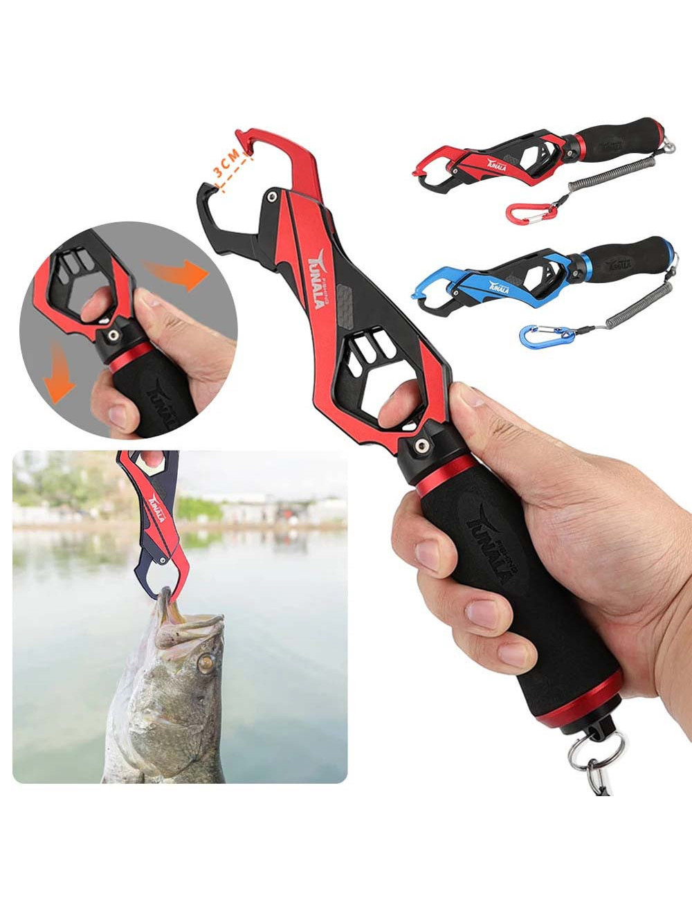 BL-060 ALUMINIUM FISHING LIP GRIP 29.5CM