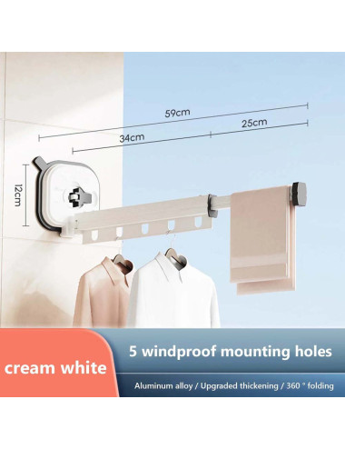 BS-XPGK-B1 SUCTION HANGER ALUMINIUM ALLOY WHITE