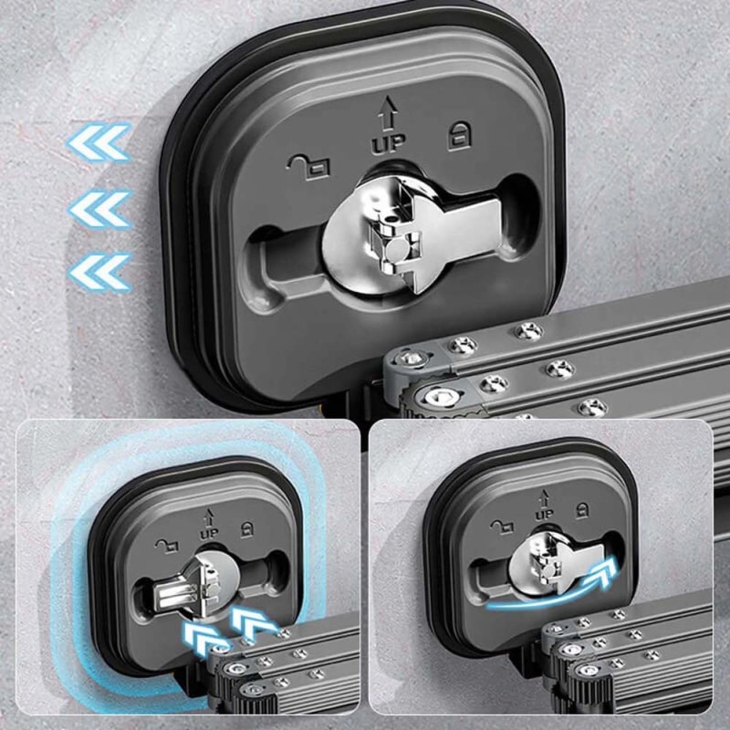 BS-XPGKQ1 SUCTION HANGER ALUMINIUM ALLOY GREY