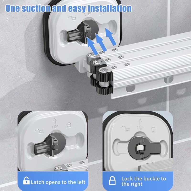 BS-XPGK-B2 SUCTION HANGER ALUMINIUM ALLOY WHITE