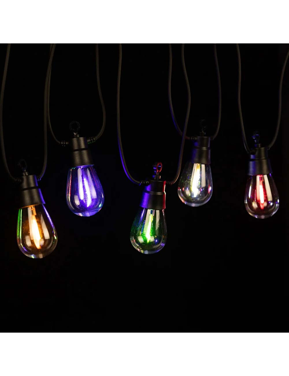 لايت زينة طاقة شمسية بيضاوي