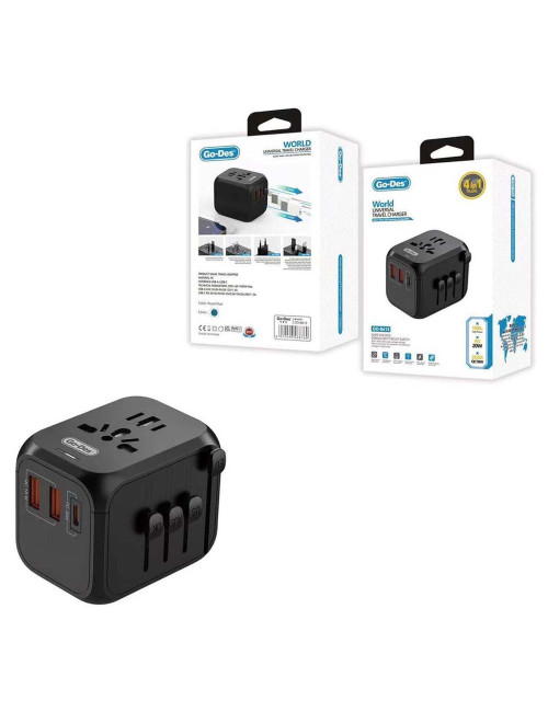 GO-DES GD-B613 4 IN 1 ADAPTOR