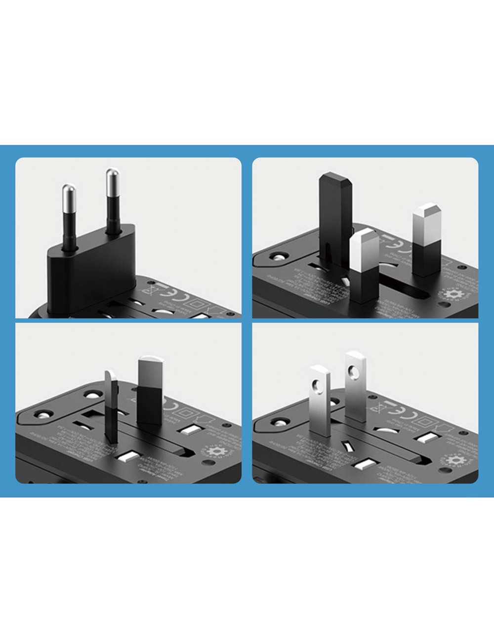 GO-DES GD-B613 4 IN 1 ADAPTOR