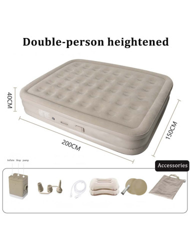 LZH-042 AIR MATTRESS LITHIUM BATTERY 4000MAH 200 X 150 X 40CM