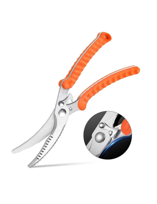 MC-5196 SPRING LOADED HEAVY DUTY POULTRY SHEARS