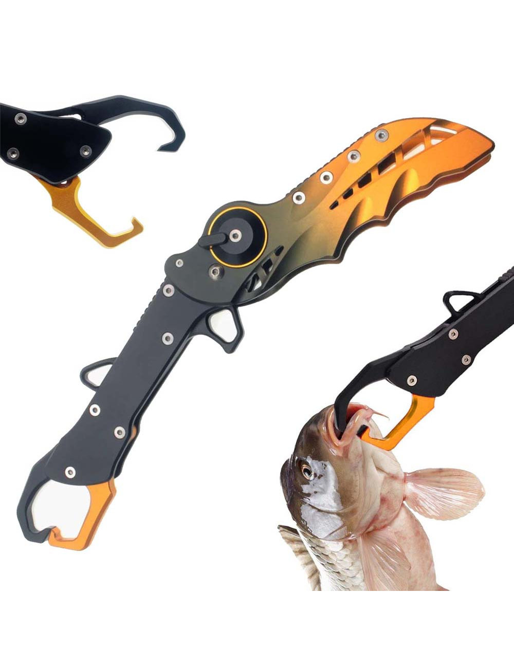BL-057A ALUMINIUM FISHING LIP GRIP 20.3CM