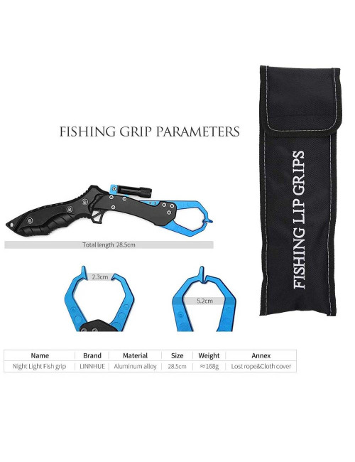 ALUMINIUM FISHING LIP GRIP 29CM