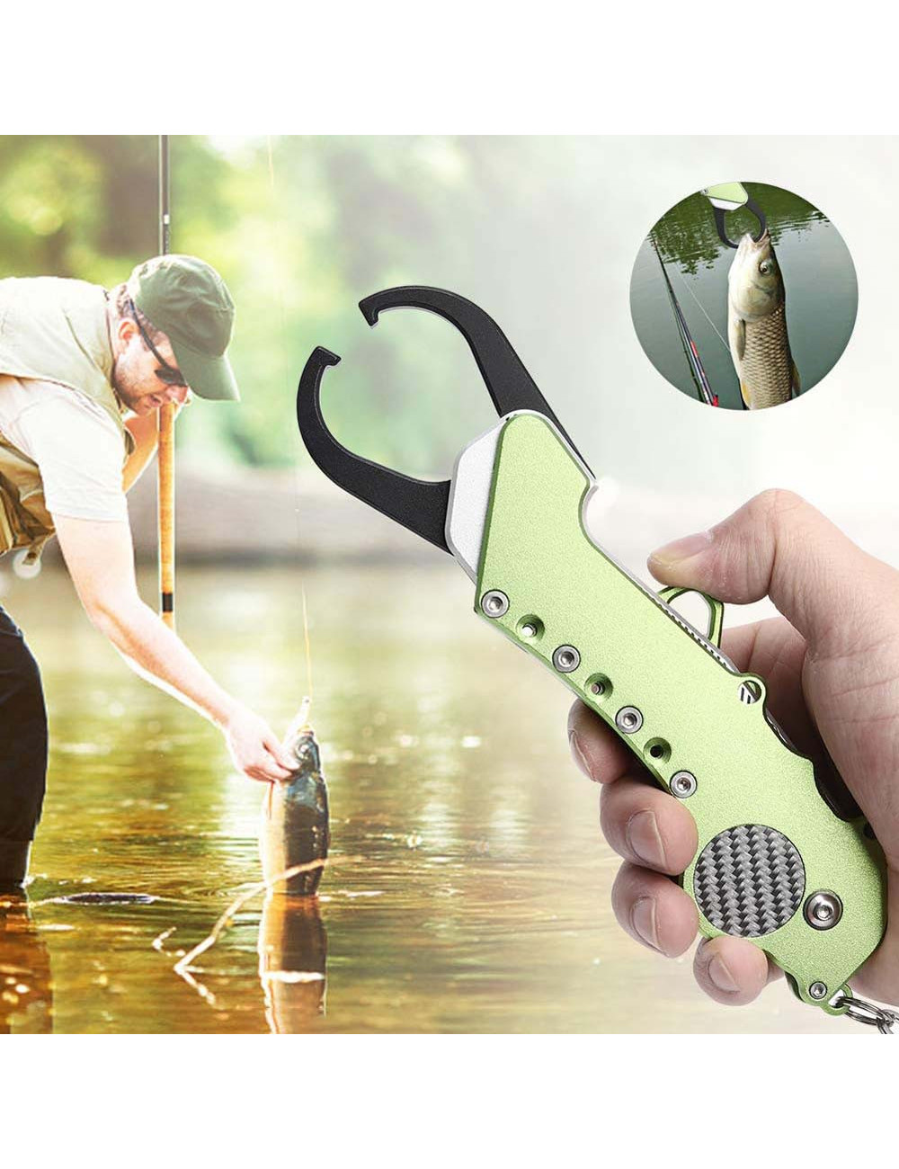 BL-008 ALUMINIUM FISHING LIP GRIP