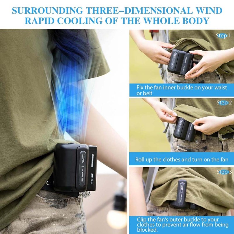 ZAY-F013 OUTDOOR WAIST FAN