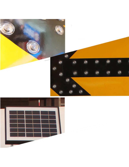 YF-D x P-5305 SOLAR ROAD SIGN BOARD - RIGHT TURN