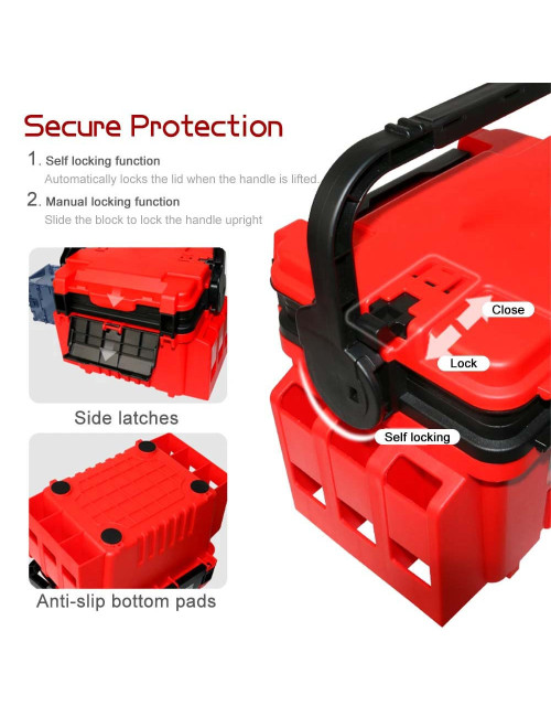 علبة جق صيد ملون