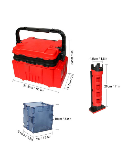 علبة جق صيد ملون