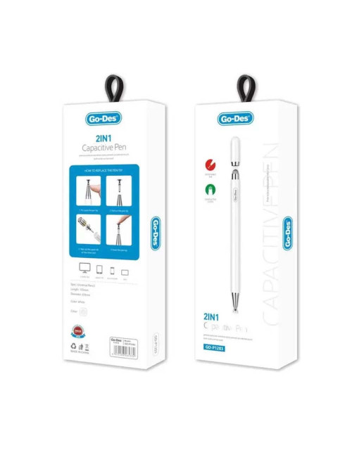 GD-P1203 TOUCH SCREEN PEN 2IN1
