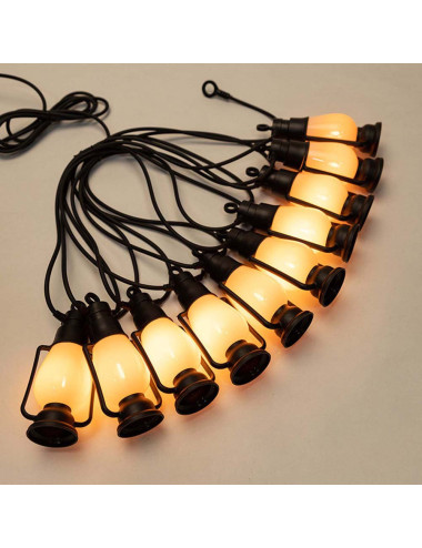 EL-32306 DECORATIVE STRING LIGHT LANTERN SHAPE