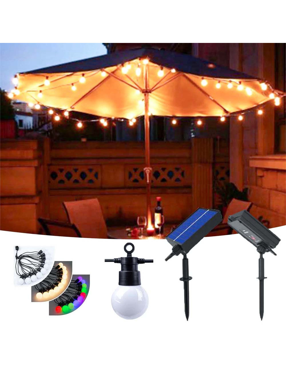 EL-32307 DECORATIVE STRING LIGHT ROUND RGBW