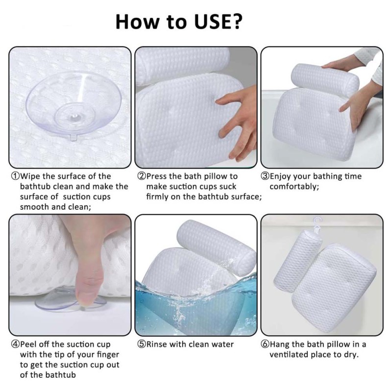 TW-34138 BATH PILLOW