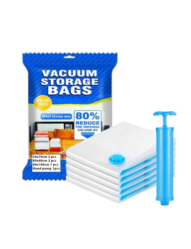 NC-81140 VACUUM STORAGE BAGS WITH HAND PUMP