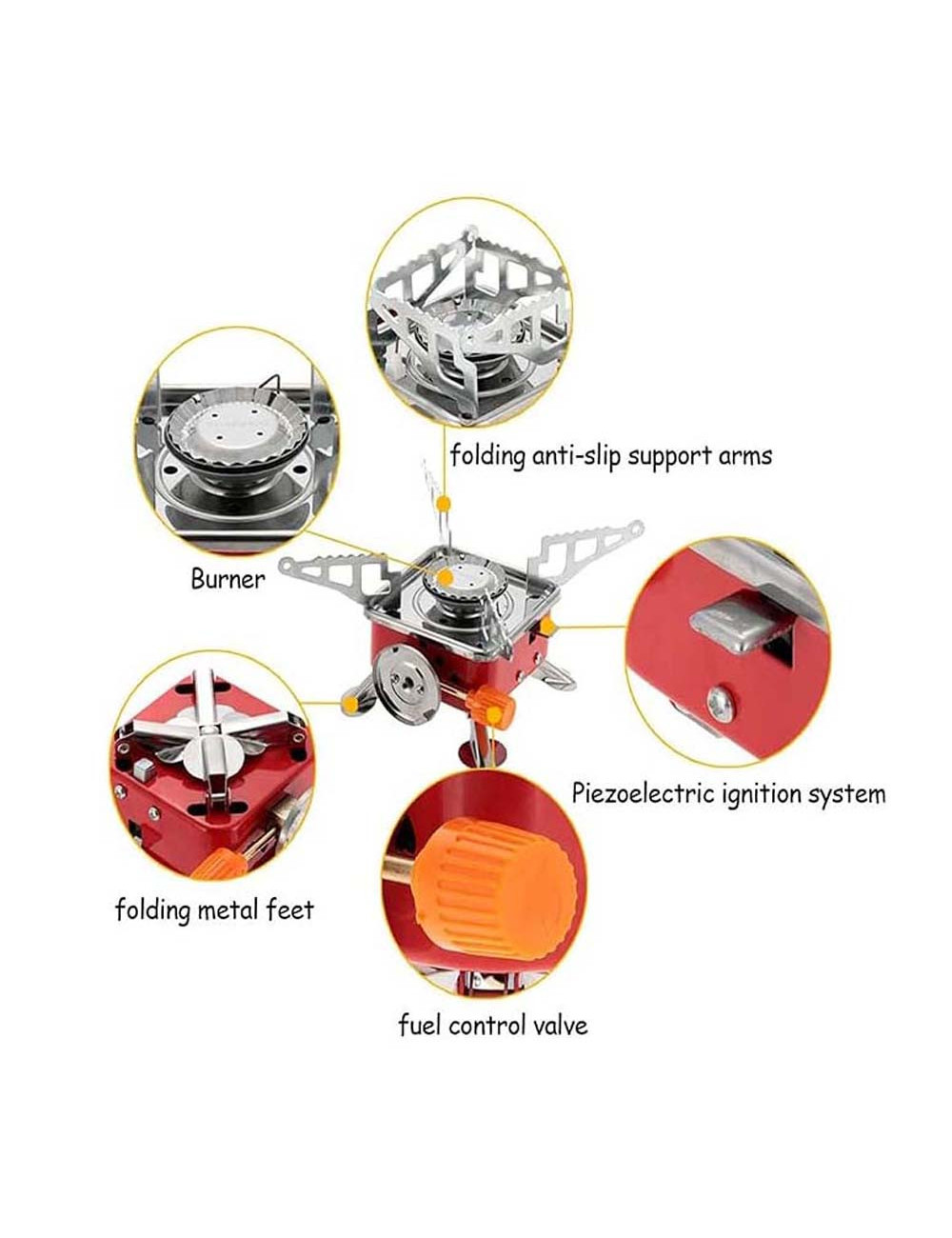 IE-31893 PORTABLE CAMPING STOVE