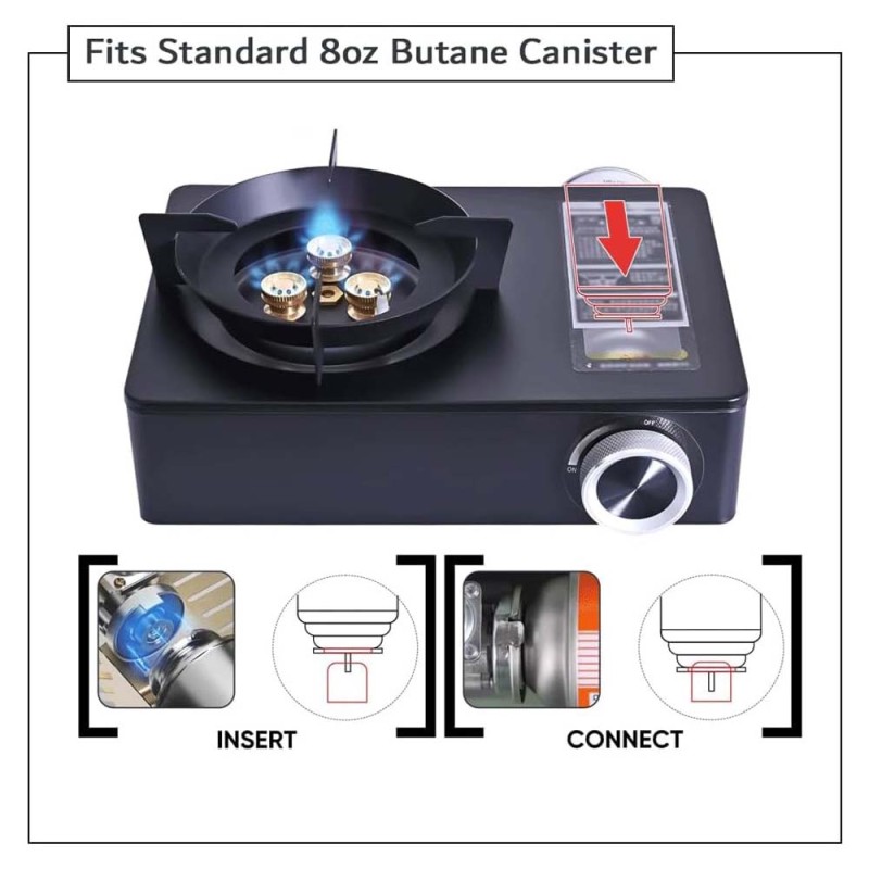 IE-55180 PORTABLE GAS STOVE