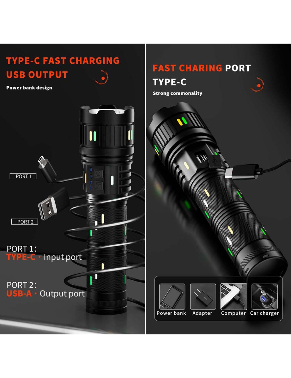 S-P200W كشاف يدوي