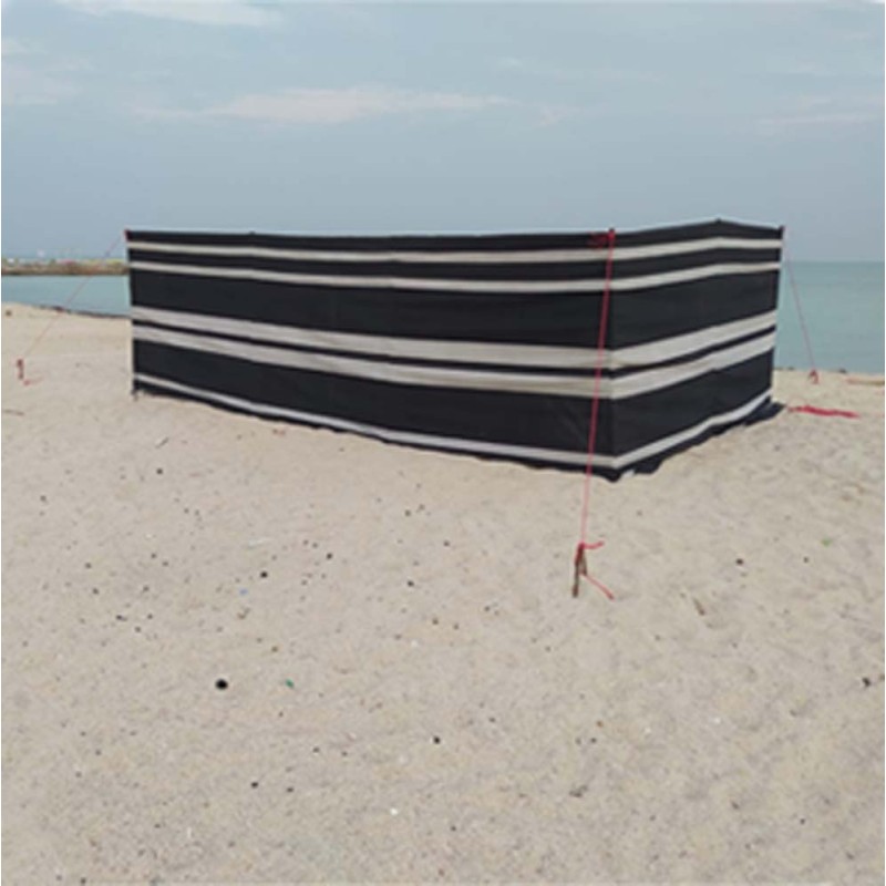AIR PROTECTION BOUNDRY CLOTH TENT 6 MTR X 150CM HIGHT WITH CURVE NAIL