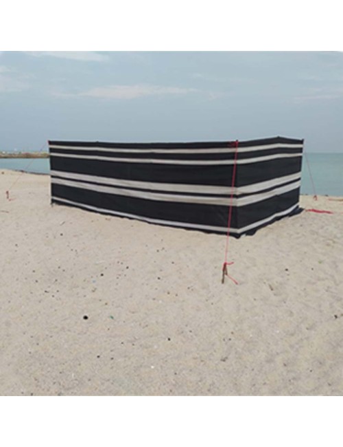 AIR PROTECTION BOUNDRY CLOTH TENT 6 MTR X 150CM HIGHT WITH CURVE NAIL