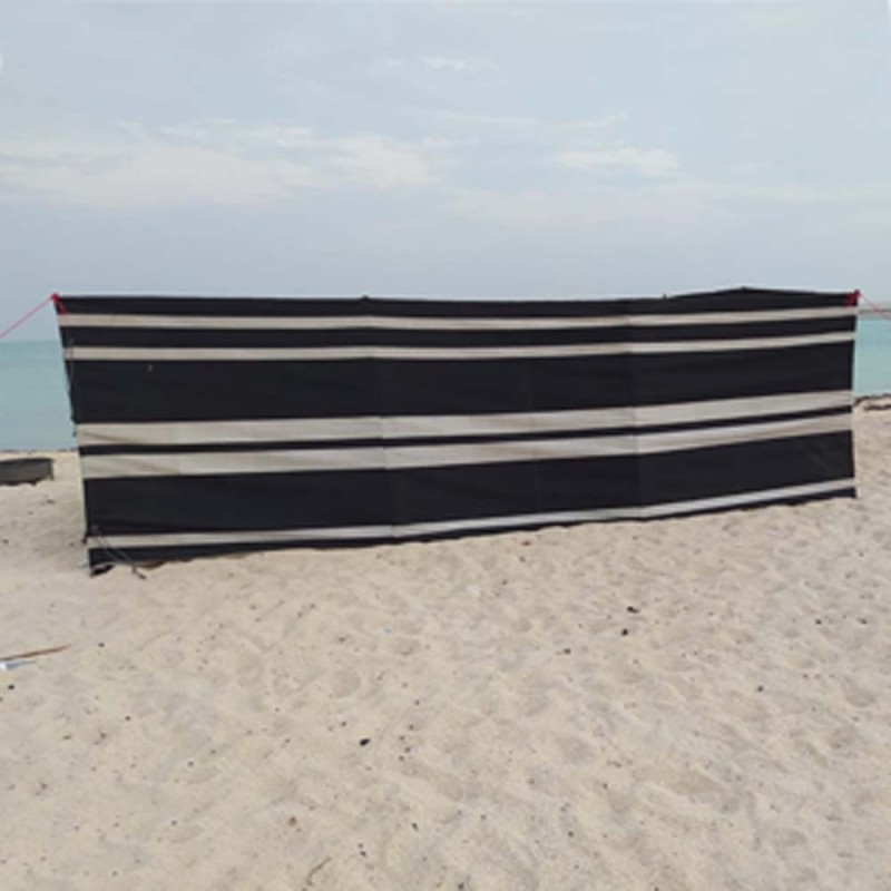 JAS AIR PROTECTION BOUNDRY CLOTH TENT 8MTR X 150CM HIGHT WITH CURVE NAIL