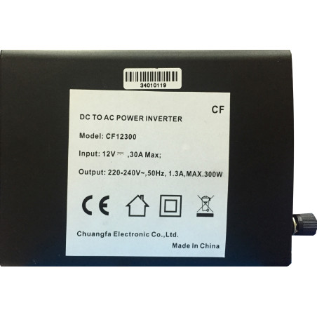 Portable Modified Sine Wave DC TO AC Inverter 300 W - CF12300 - CHN