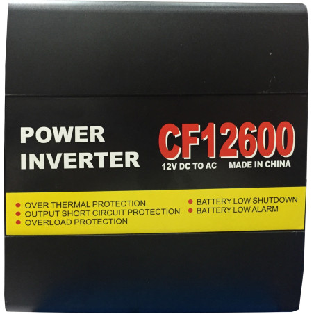 Portable Modified Sine Wave DC TO AC Inverter 600W - CF12600 - CHN