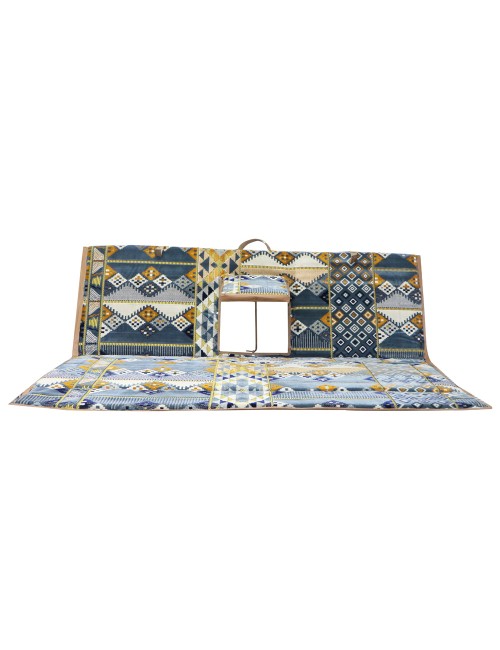 SPONGE MATT WITH BACK SUPPORT 140 CM x 70 CM