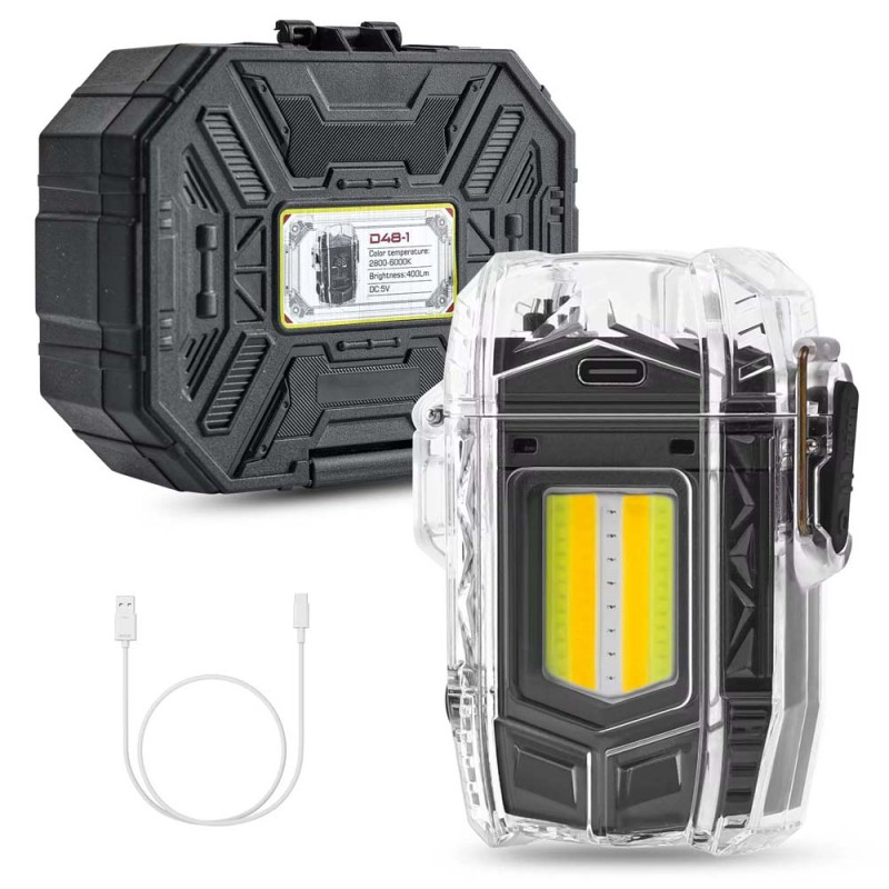 D48-2 ARC IGNITION PORTABLE LED FLASHLIGHT