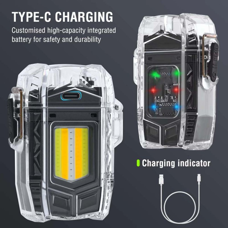 D48-2 ARC IGNITION PORTABLE LED FLASHLIGHT
