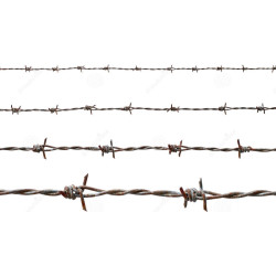 Barbed Wire 12G x 12G x ''4'' x 100 MTR x 15 KGS - H.D - CHN