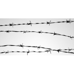 Barbed Wire 12G x 12G x ''4'' x 200 MTR x 30 KGS - H.D - CHN
