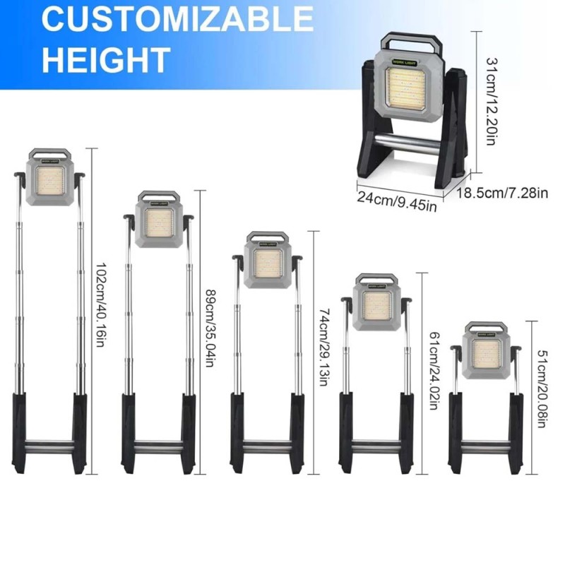 LED CAMPING COB LIGHT FLEXIBLE 128x128