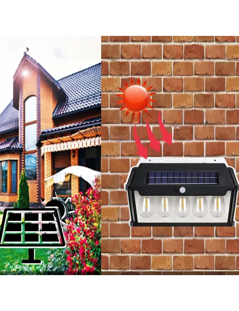 H999-65W SOLAR INTERACTION 5 BULB WALL LAMP