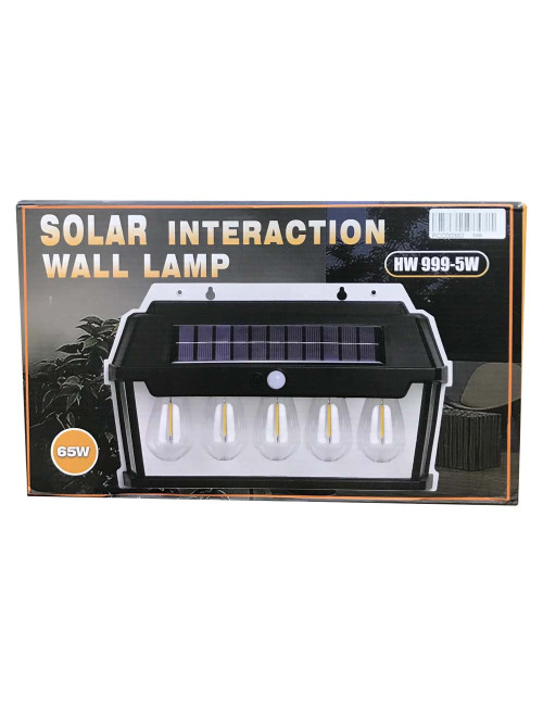 H999-65W SOLAR INTERACTION 5 BULB WALL LAMP
